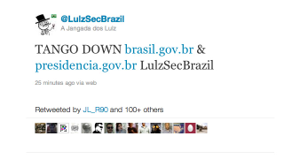 LulzSec Takes Down Two Brazilian Government Websites